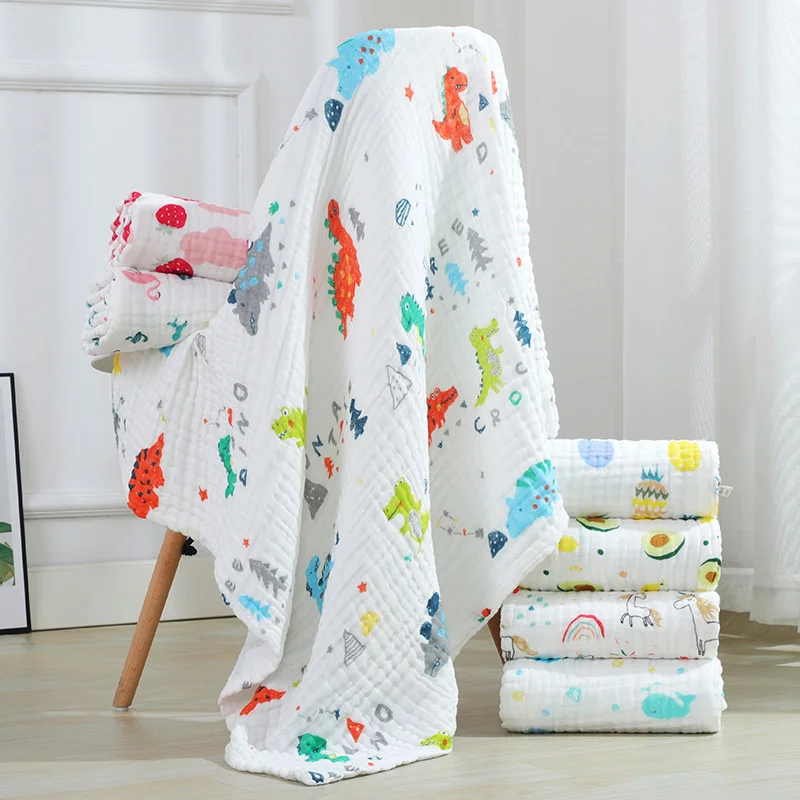 

Муслиновое одеяло для сна, 6 слоев, 105x105 см