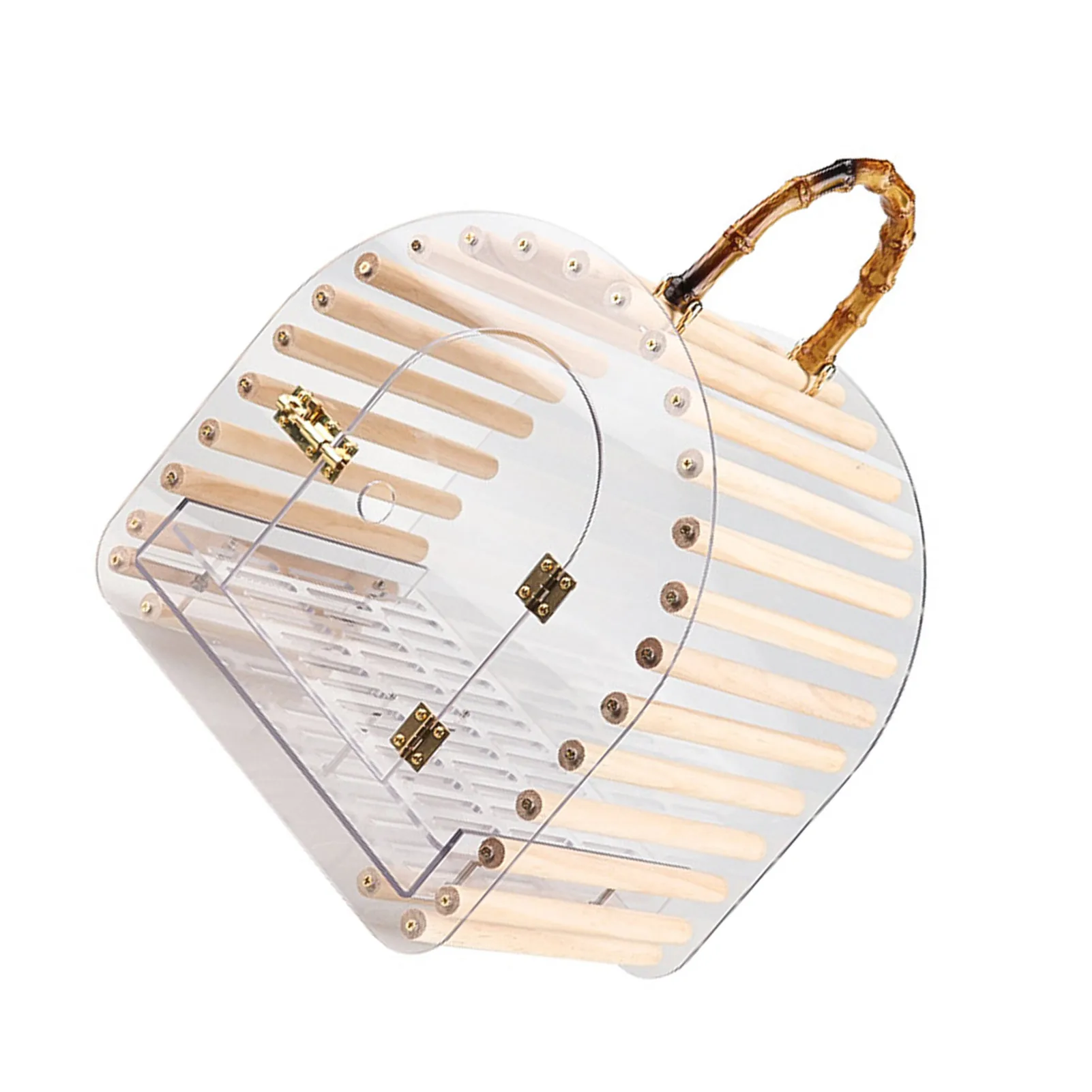 

Переноска для птиц, прозрачная переноска для попугаев, прозрачная дышащая дорожная клетка для птиц, легкая переноска для птиц с