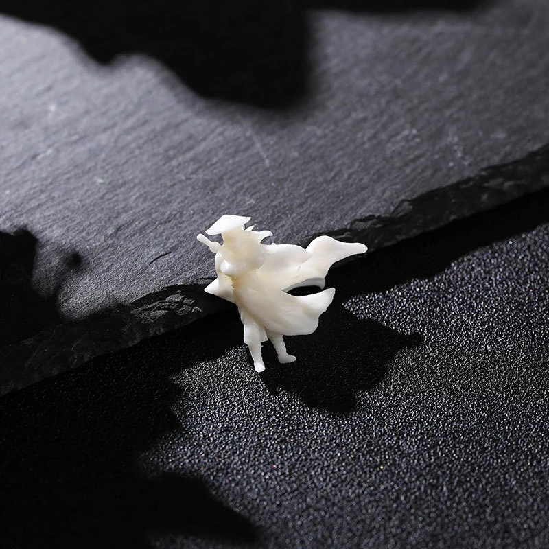 1 шт. мини крутая фигурка фехтовальщика кунг-фу белое мини-украшение песочный