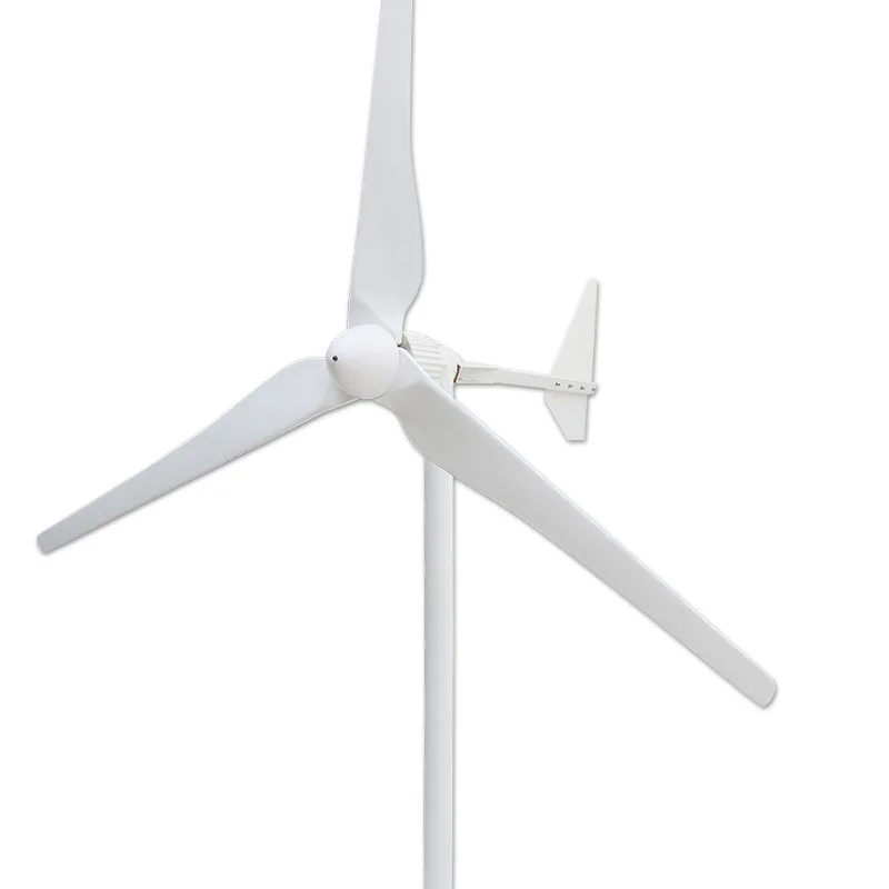 

REAL Power 2000W Wind Generator 48V 96V 120V 220V Voltage 2KW Turbines with 1550MM Length FRP Blades for HOME USE CE
