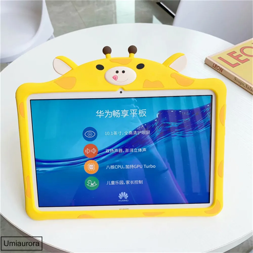 Детский мультяшный чехол для Huawei MatePad T10 T10S Pro 10 8 4 силиконовый планшета Mediapad M5 Lite 0