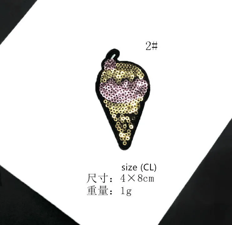 Нашивки с блестками для одежды