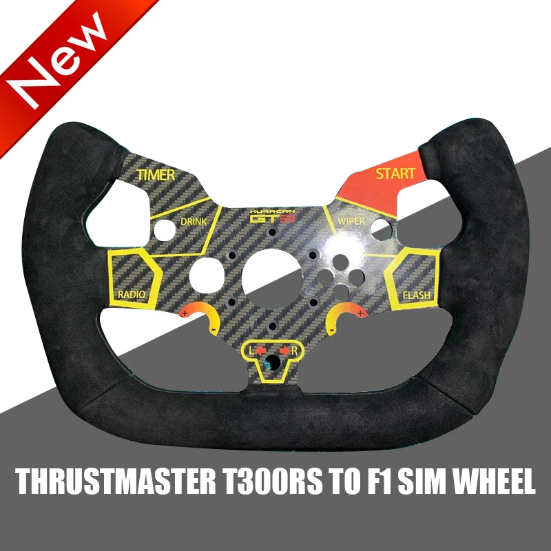 

DIY Racing Wheel Thrustmaster T300RS to F1 SIM Wheel For T300RS/GT For SIMAGIC Huracan GT1 GT3 Wheel Mod