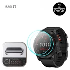 2 шт. 2.5D прозрачное закаленное стекло для Garmin Fenix 7 Fenix 7X Fenix 7S Epix Защитная пленка для экрана часов Защита от царапин