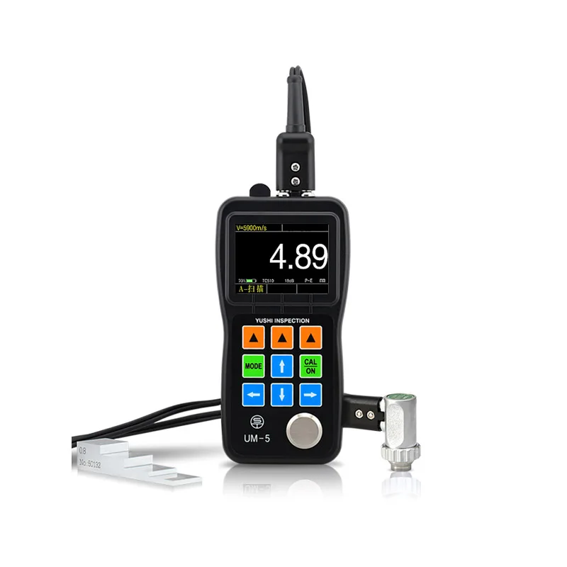 

UM-5 Digital OLED Ultrasonic thickness gauge meter ultrasonic Depth Gauge Sound Meter