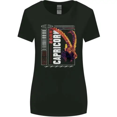 Женская футболка Рожденный Capricorn со знаком звезды на день рождения