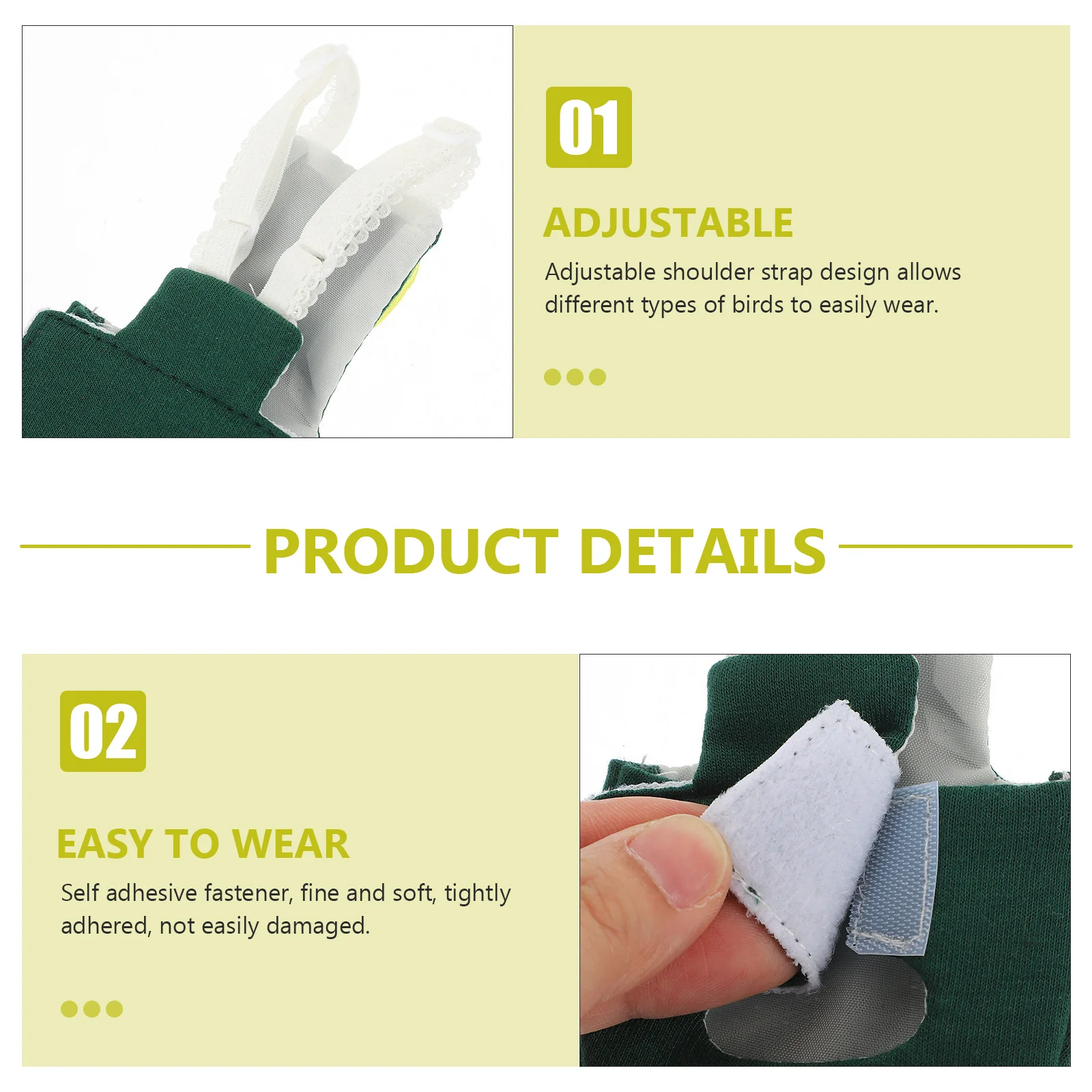 

Xuan Feng Bird Clothes Parrots Parakeet Diaper Flight Suit Diapers Cocktail Birds