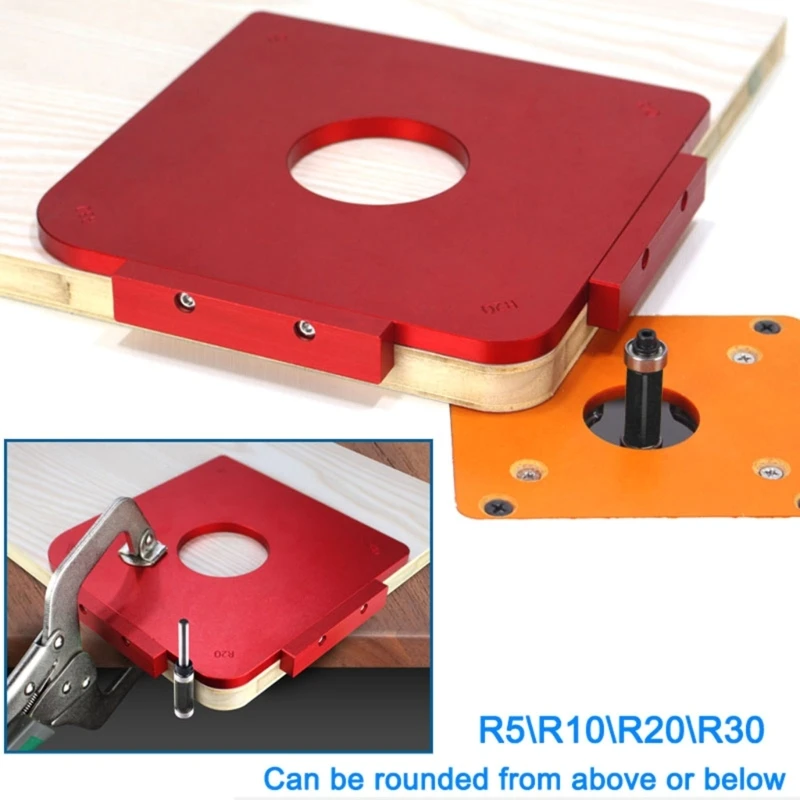 

Practical Round Corner Jig Templates Woodworking Formal & Reverse Mount