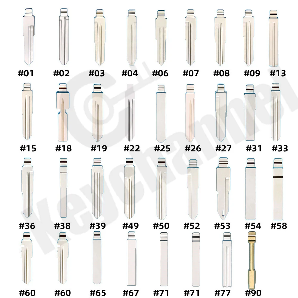 

Keychannel 35 шт. автомобильный откидной ключ лезвие KD пульт дистанционного управления 1 шт. каждый для JMD VVDI KEYDIY KD пульт дистанционного управления для Renault Toyota Peugeot Golf PSA