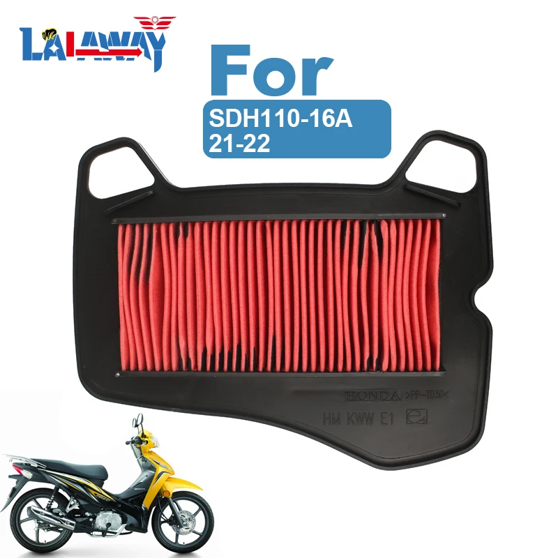 

CUB воздушный фильтр для мотоцикла Honda Sundiro SDH110-16A-21-22, воздушный фильтр для мотоцикла, Очиститель впускного воздуха для мотоцикла