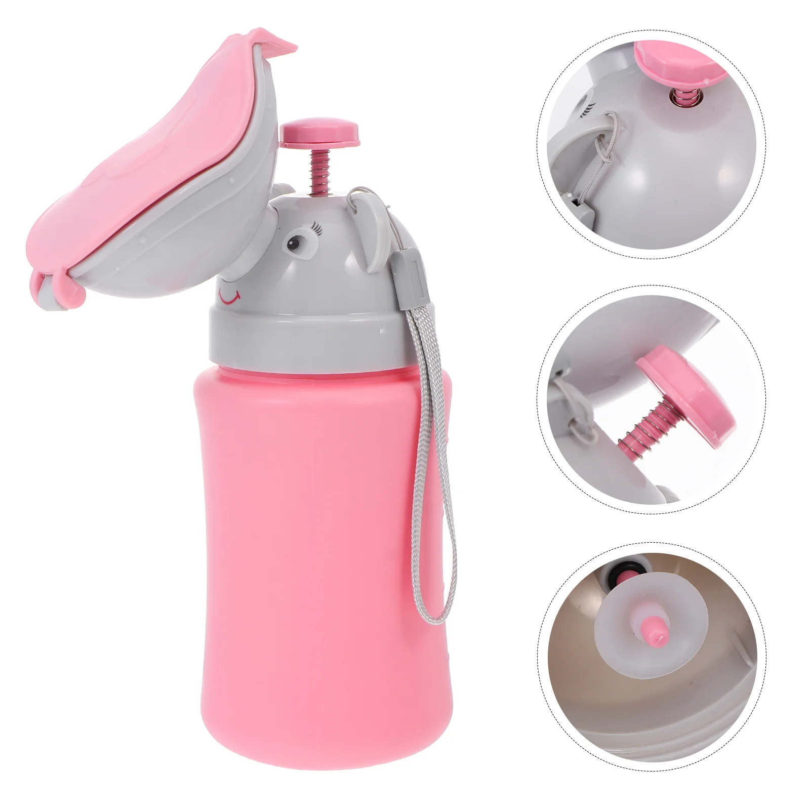 

1Pc Lovely Emergency Toilet Urinal Bottle Car Kids Urinal Travel Toilet )