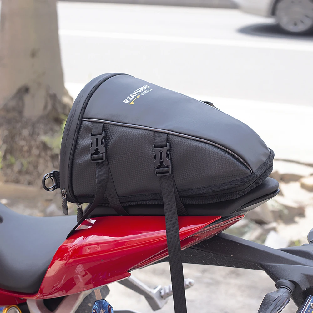 

Водонепроницаемая сумка для заднего сиденья мотоцикла, вместительный чемодан, дорожная сумка через плечо, чехол для заднего мотоцикла