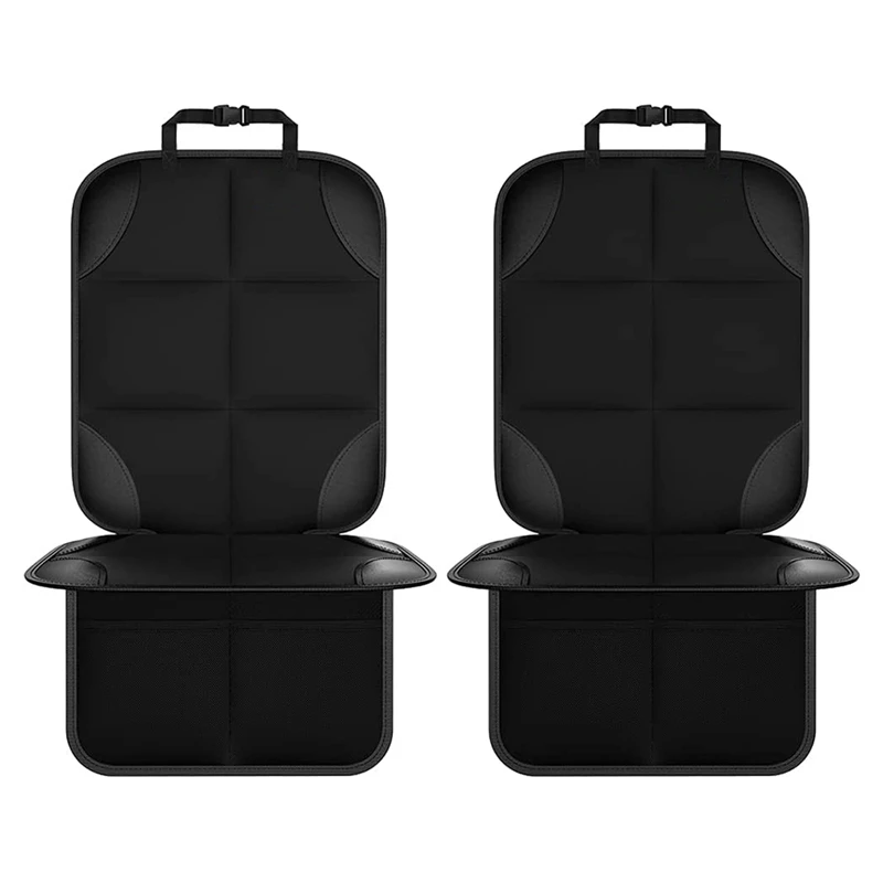 

Защита для автомобильного сиденья, 2 шт., защита для сиденья, детские сиденья с подкладкой и Нескользящие карманы для детей и домашних животн...