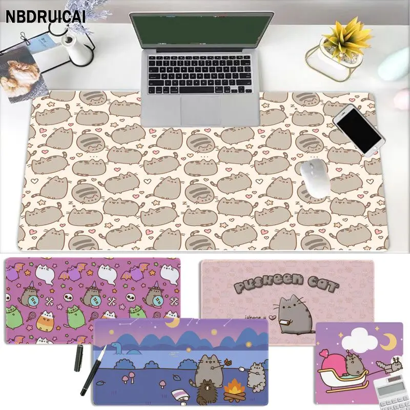 

Funny Cute Cat Boy Pad Large Mouse Pad PC Computer Mat Size For CSGO Game Player Desktop PC Computer Laptop