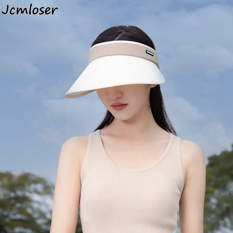 

Japanese Summer Visor Cap For Women Anti-UV UPF 50+ Sun Protection sun hat Adjustable Multi-Functional Breathable Sunhats