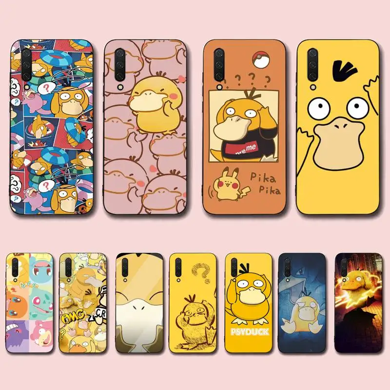 

BANDAI Pokemon psyduck Phone Case for Xiaomi mi 5 6 8 9 10 lite pro SE Mix 2s 3 F1 Max2 3