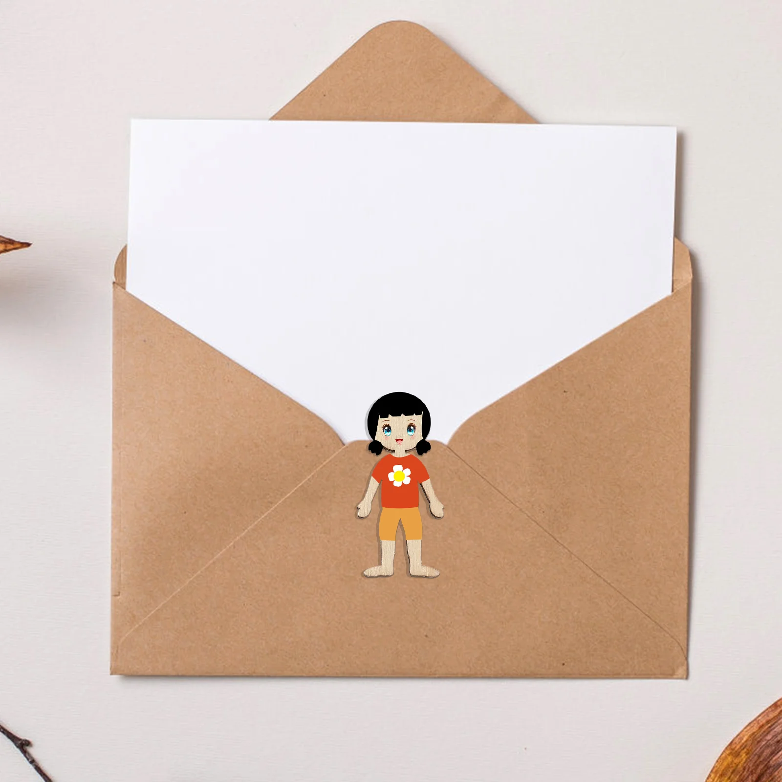 50 шт. блоки этикетка граффити деревянные вырезы детские незавершенные люди в