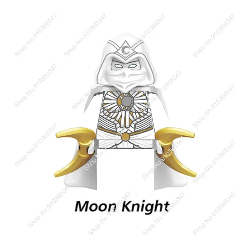 Конструктор супергерой Диснея Loki Sylvie Moon Knight She-Hulk Thor Hawkeye Venom Thanos Vision Falcon