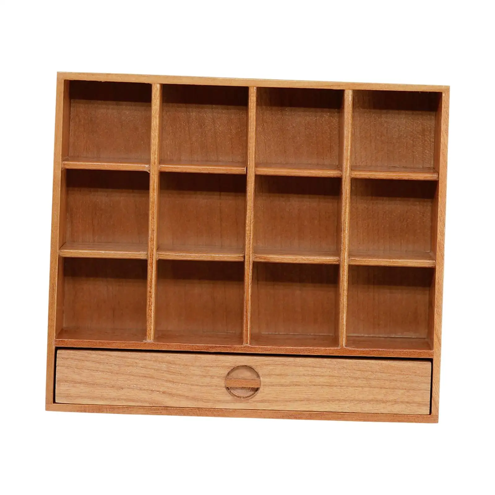 

Dollhouse Miniature Storage Rack DIY Scene Model Miniature Dollhouse Furniture Decoration for Decor