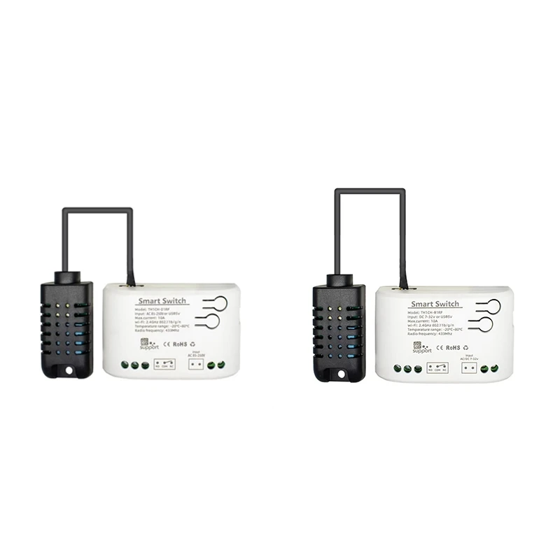 Wi-Fi умный датчик температуры и влажности монитор переключатель дом Ewelink