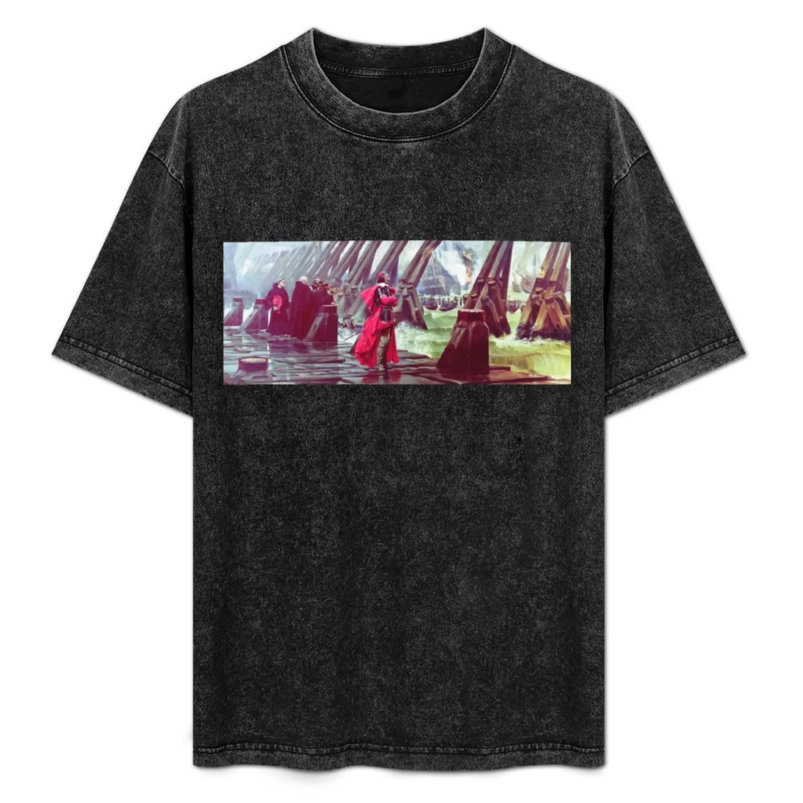 Мужская футболка The Sieg of La Rochelle - Cardinal Richelieu простой дизайн таможни ваш собственный