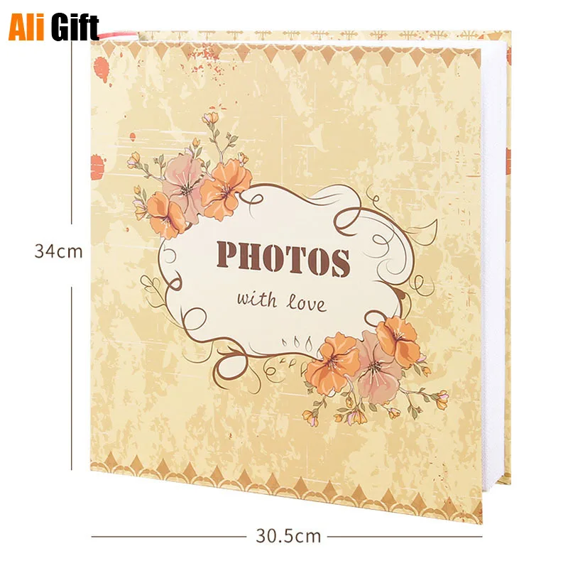 New 6-inch 600 Large-capacity Photo Card Holder Insert Baby Scrapbook High-end Wedding Album Guestbook Memory Storage Album images - 6