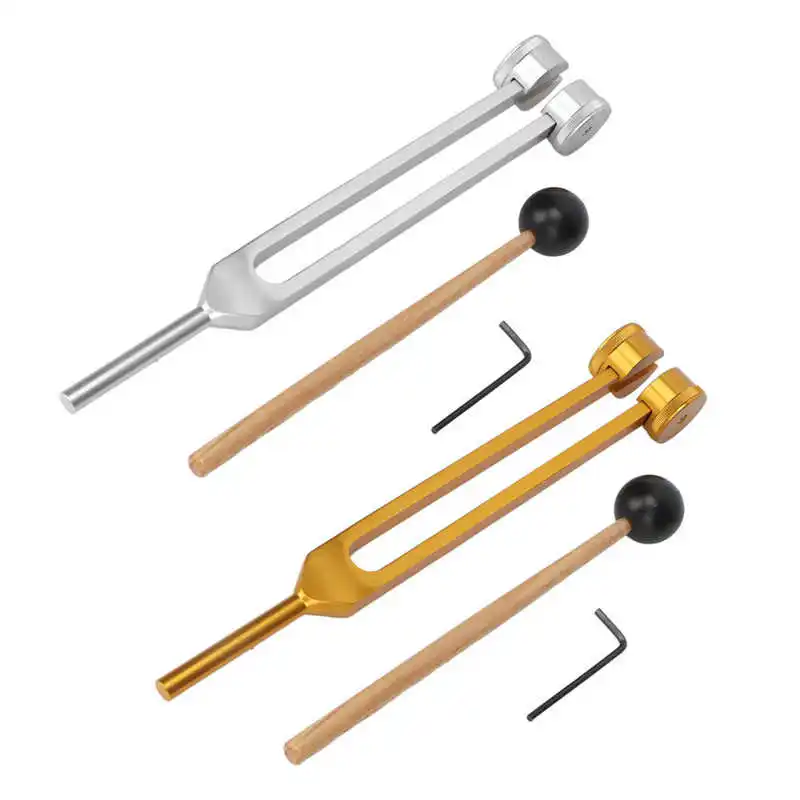 

Tuning Fork Aluminum Alloy Large 128HZ Tuning Fork with Hammer Wrench for Ear Pickers for Hearing Check