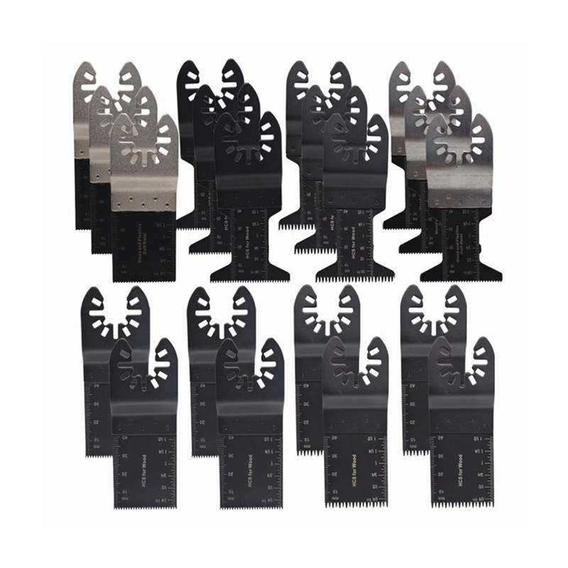 

Quality 20 Pcs/Set Oscillating Multitool Reciprocating Saw Blade Woodworking Accessories Kit DIY Cutting Power Tools