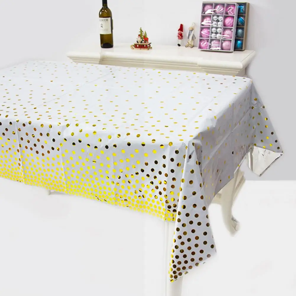 

Disposable Tablecloth Environmentally Friendly Banquet Tablecloth Polka Dot Disposable Tablecloth Dining Table Cover