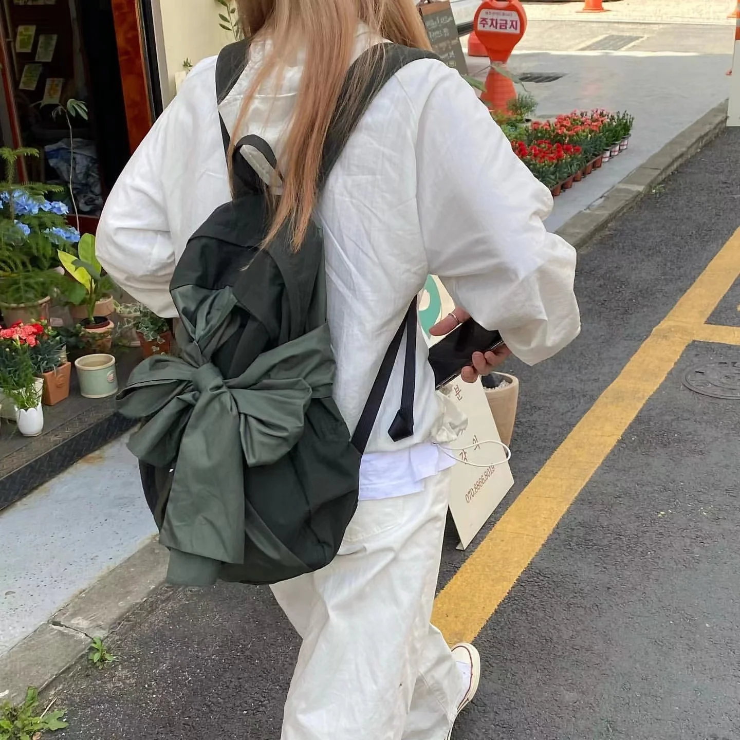 

Shoulder Student Schoolbag For Bow Niche Women Backpack Bag Leisure Female Travel Capacity Backpack Large 2023 Design New