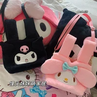 new sanrio plush backpack little devil plush handbag student hand bag casual crossbody shoulder bag small backpack for women