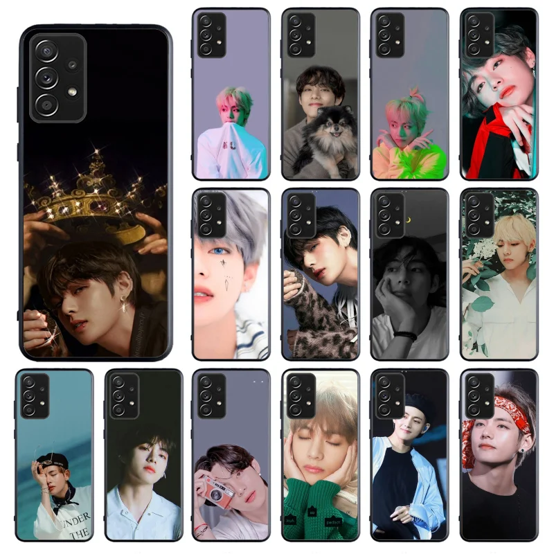 

Phone Case for Samsung Galaxy A73 A53 A13 A22 A12 A32 A71 A21S A33 A52 A72 A02 A03 A51 A31 M31 Handsome boy Kpop