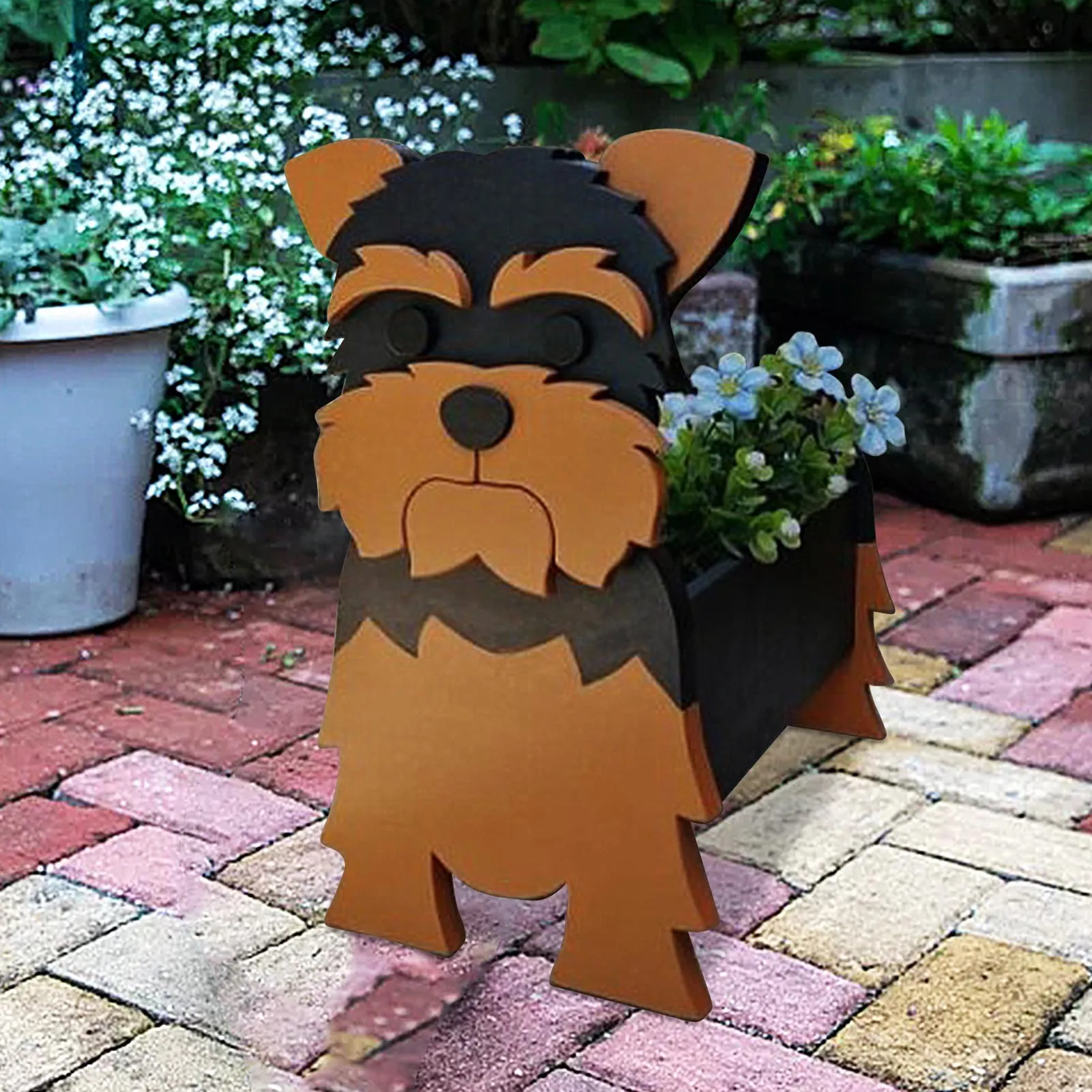 Симпатичный Горшок для собак милый мультяшный цветочный горшок в форме