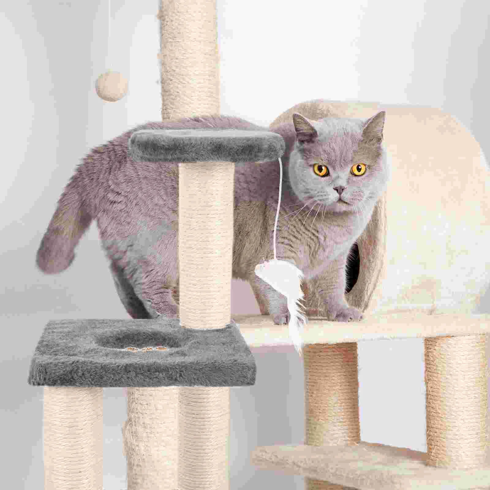 

Cat Climbing Frame Trees Vertical Scratcher Scratching Post Kitten Accessory Adorable Board