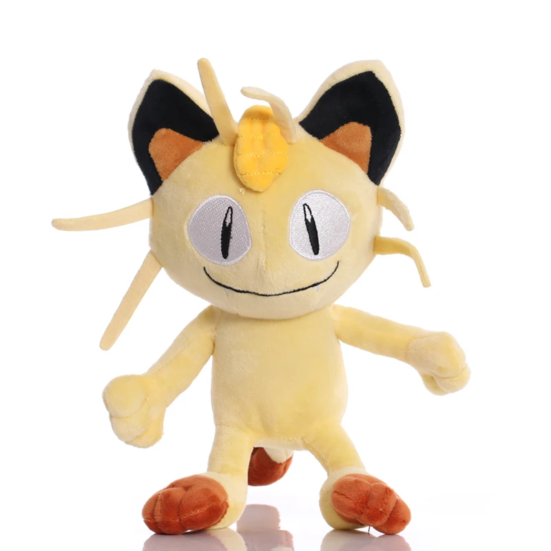 

Kawaii Pokemon Plush Pikachu Stuffed Animal Toy Meowth Cute Plush Doll Room Decor Christmas Birthday Gift for Children