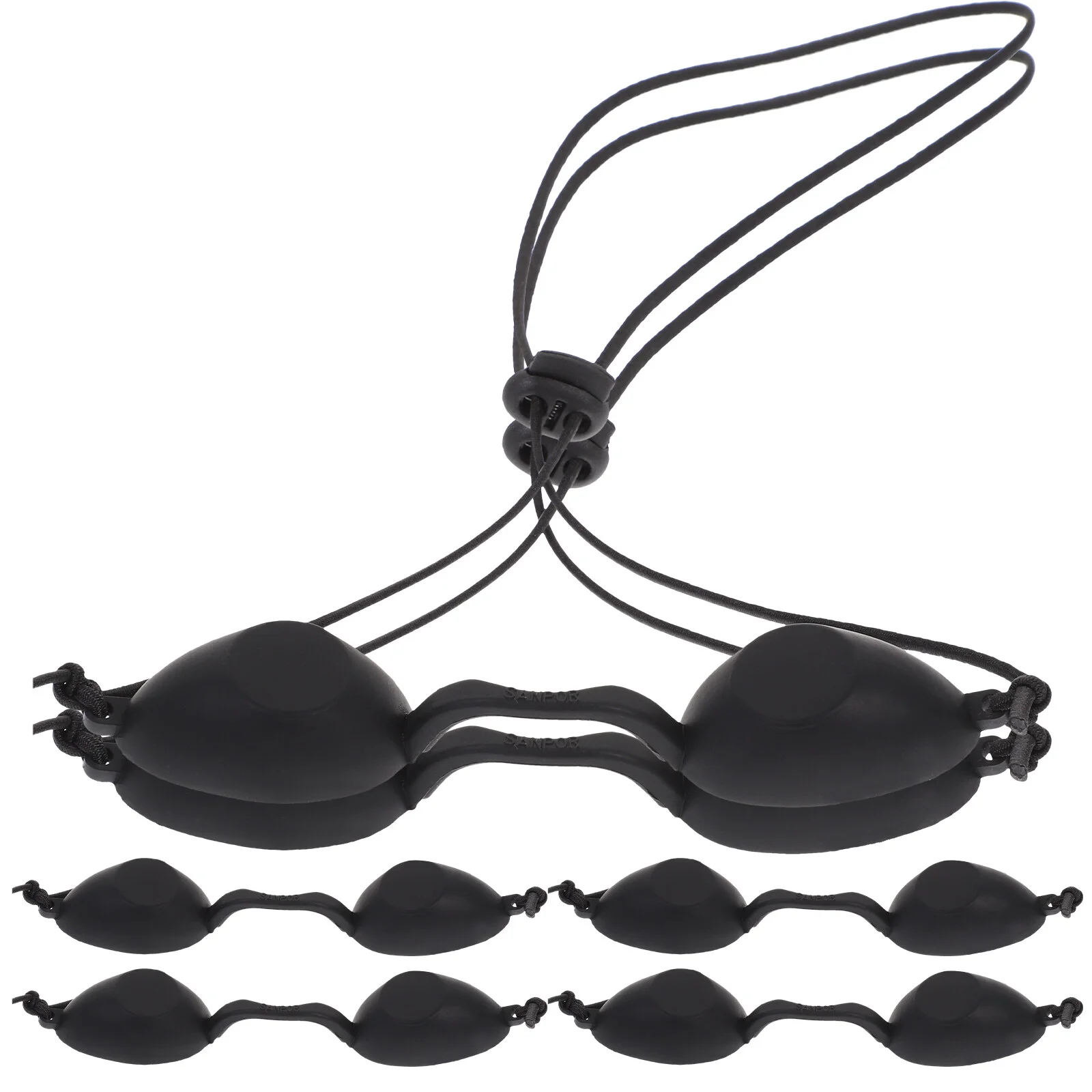 

6pcs Eye Protection Glasses Flexible Tanning Bed Goggles Eye Protection Uv Glasses Goggles Eyewear