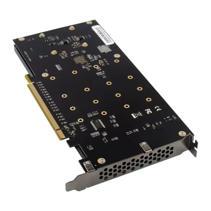 Без накопителя Φ X16 до 4-port M.2 NVMe SSD многофункциональная Плата расширения уровня