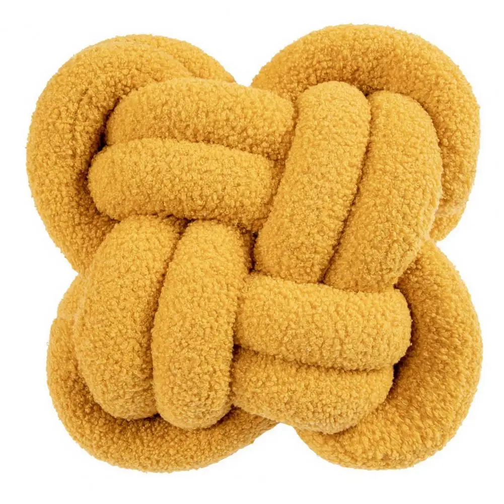 

Creative Sofa Woven Pillow Not Easy to Fade Breathable Comfortable Touch Throw Pillow Hand Knitting Throw Pillow Office Decor