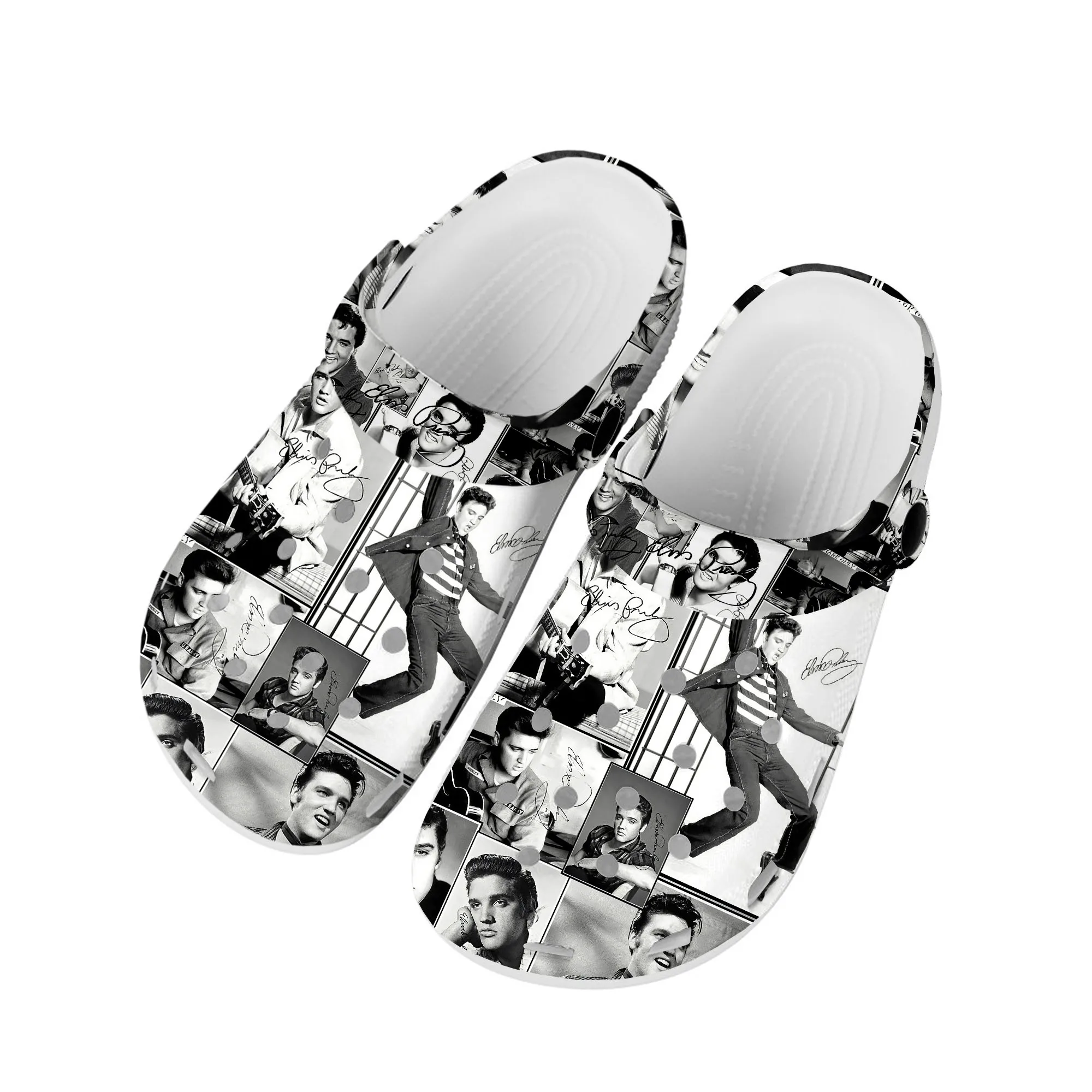 

Elvis Aaron Presley Rock Singer Home Clogs Custom Water Shoes Mens Womens Teenager Shoe Garden Clog Sandals Beach Hole Slippers
