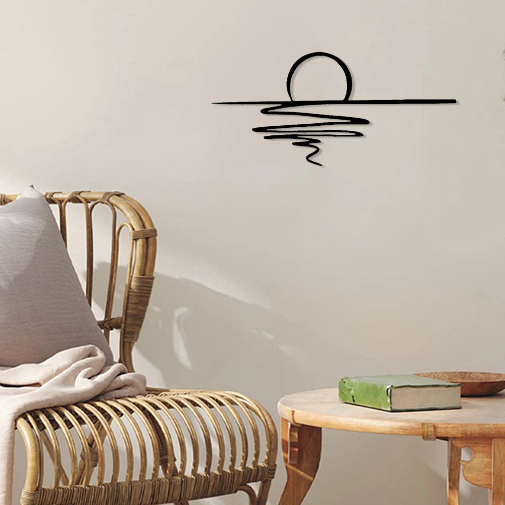 Современная металлическая настенная художественная декоративная табличка с