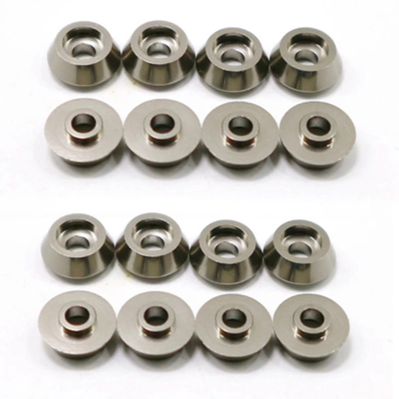 

16Pcs Metal Connecting Rod Screw Gasket Shim Washer Rest For WPL C14 C24 C34 C44 MN D90 D91 D99S RC Car,Grey