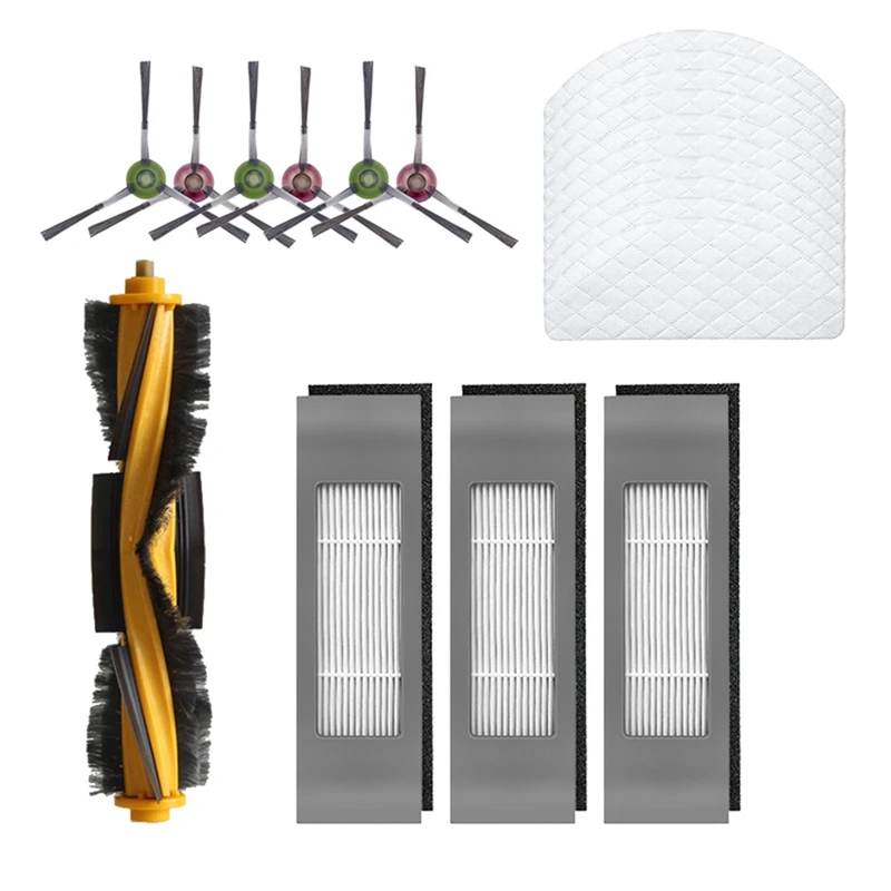 

For Ecovacs Deebot Ozmo T8 T8 Aivi T9 Aivi N8 Pro Robot Vacuum Cleaner Main Brush Side Brush Filter Replacement Parts