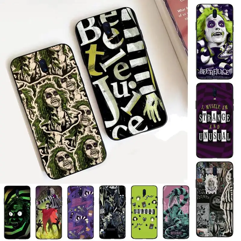 

B-Beetlejuice Handbook Phone Case for Vivo Y91C Y11 17 19 17 67 81 Oppo A9 2020 Realme c3