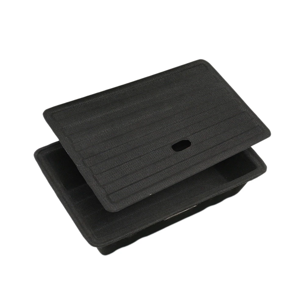

Car Under Seat Storage Box for Tesla Model Y Front Rear Seats Organizer Tray Flocking Storage Box Auto Interior