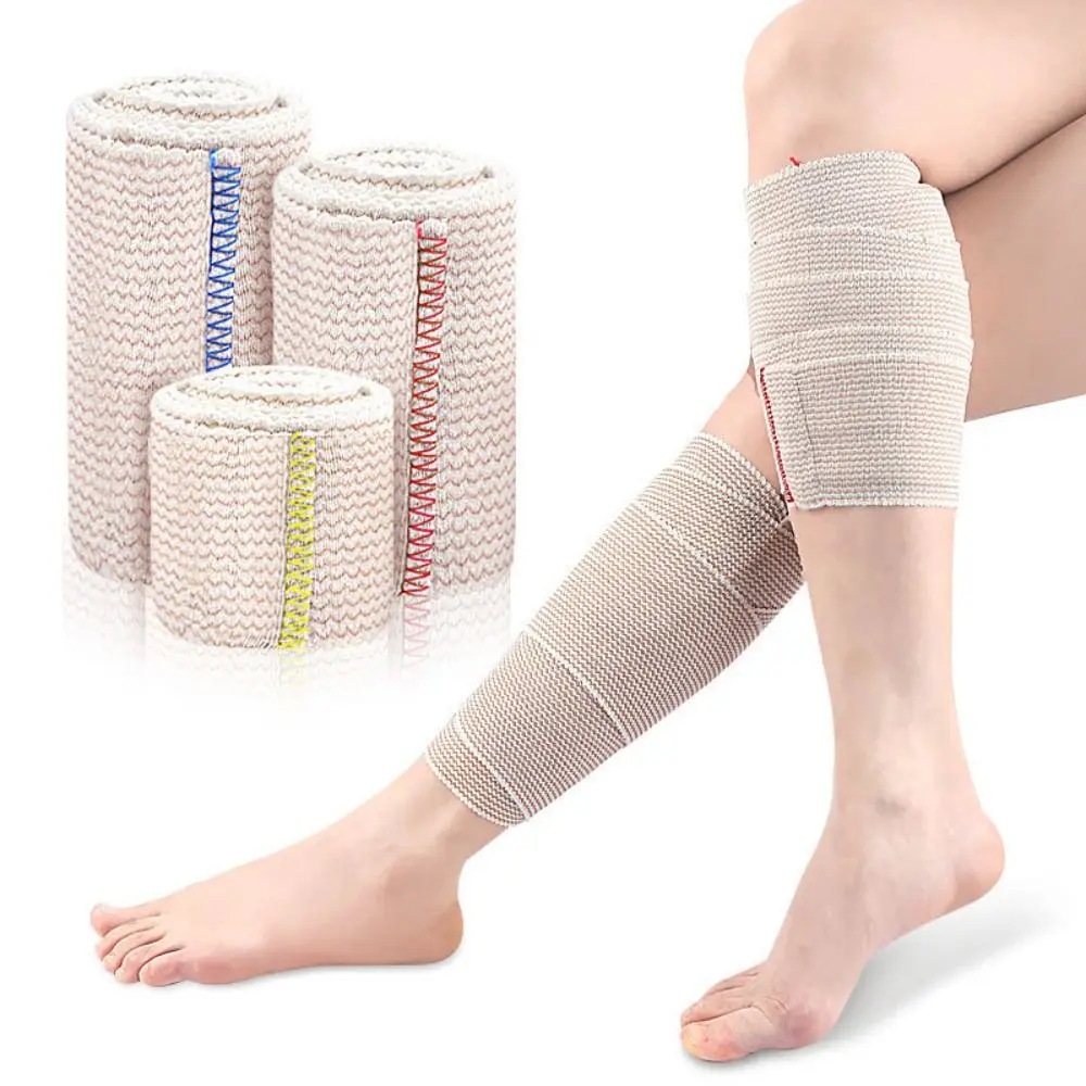 

Breathable Fixed Strap Durable Stretchable Professional Aid Bandage Comfortable Self-Closure Elastic Bandage For Adults Ankle