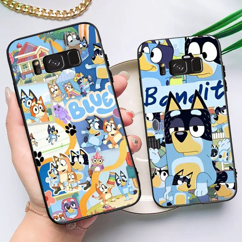 

B-Bluey B-Bandit-Chilli Phone Case For Samsung Note 8 9 10 20 pro plus lite M 10 11 20 30 21 31 51 A 21 22 42 02 03