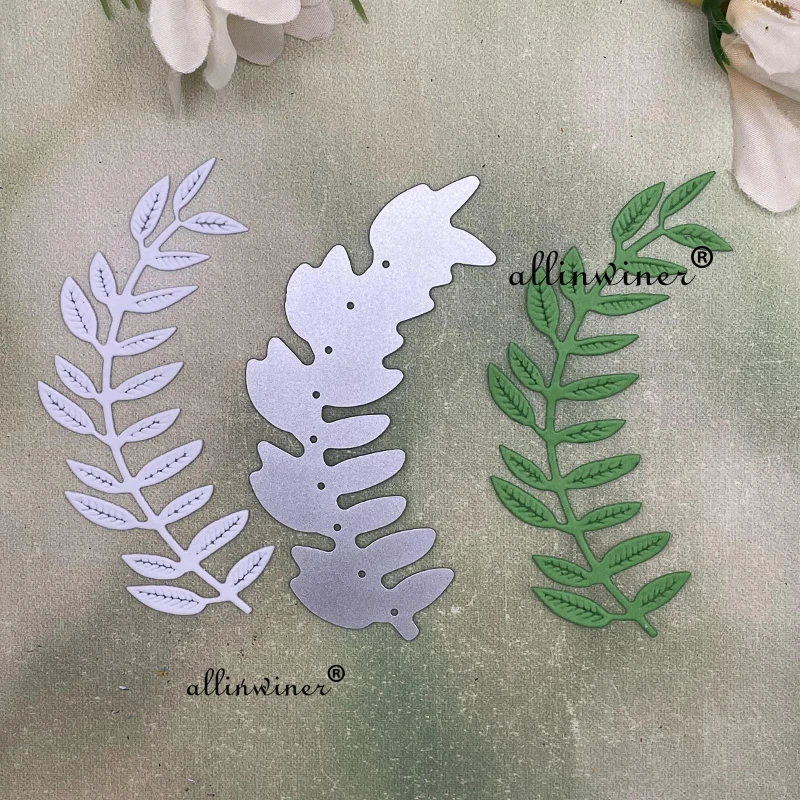 

New Leaf strip decoration DIY Craft Metal Cutting Die Scrapbook Embossed Paper Card Album Craft Template Stencil Dies