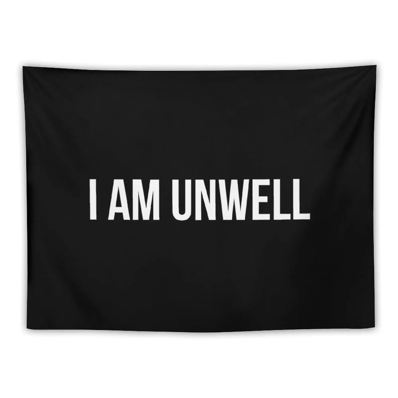 Гобелен I AM UNWELL домашний декор комнатный Декор эстетический гобелен
