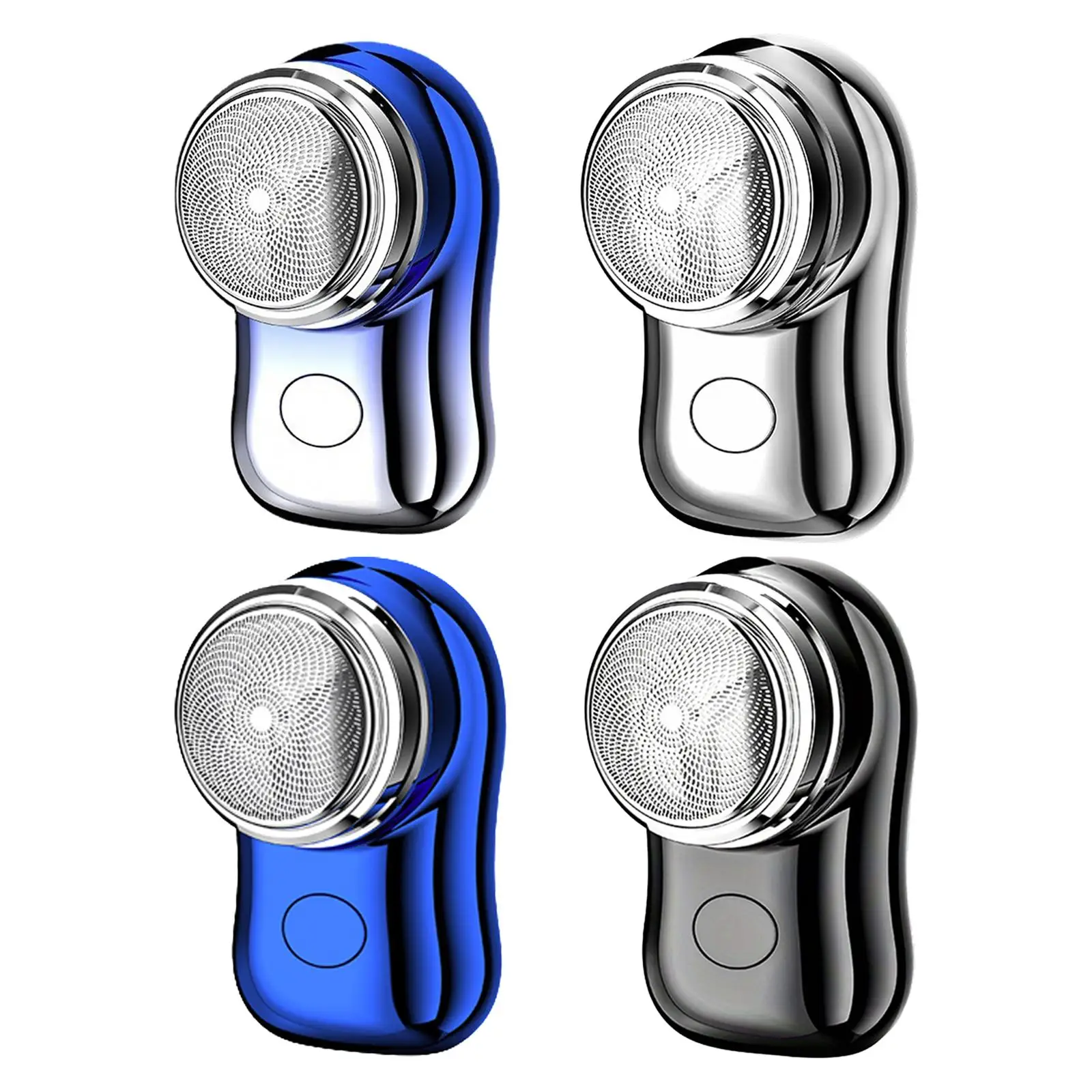 

Mini Shaver for Men Beard Shaving Machine Compact Pocket Size Detachable Washable Head Face Hair Removal for Camping Office Home