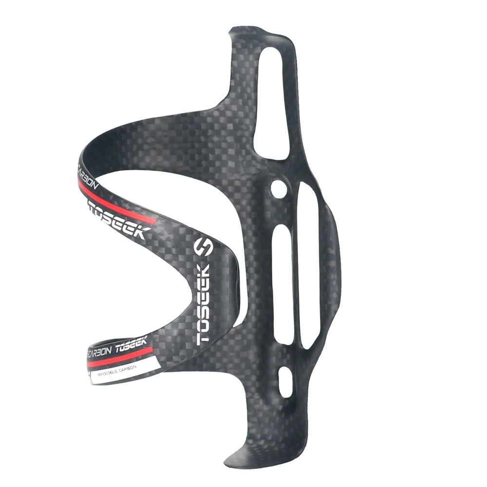 TOSEEK-Углеродная клетка для бутылки с водой держатель велосипедной аксессуары